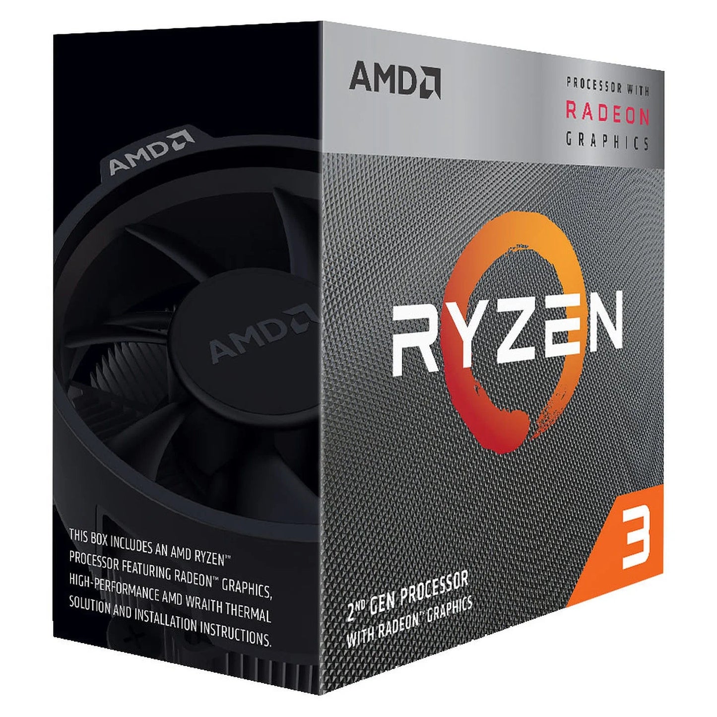 AMD Ryzen 3 3200G - Processeur APU gaming 4 coeurs graphique intégré Vega performance gaming PC économique Nashor