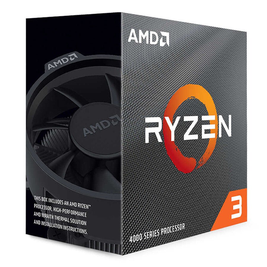 AMD Ryzen 3 4100 - Processeur CPU gaming 4 coeurs Zen 2 performance gaming PC économique Nashor