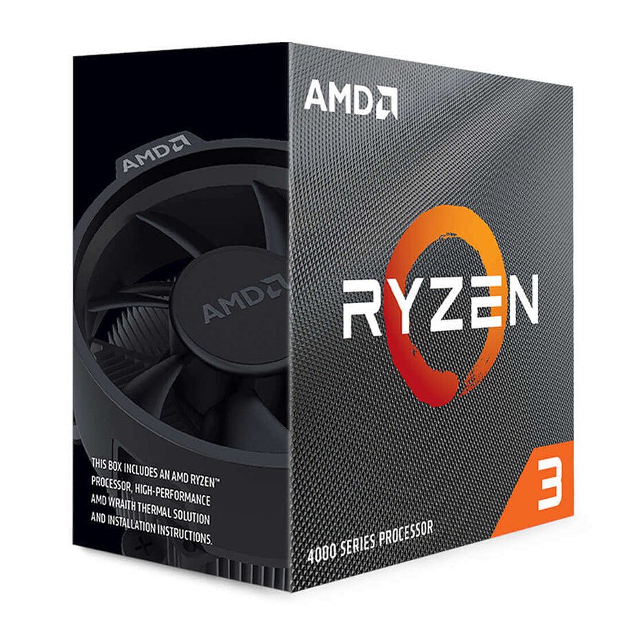 AMD Ryzen 3 4300G - Processeur APU gaming 4 coeurs graphique intégré performance gaming PC économique Nashor