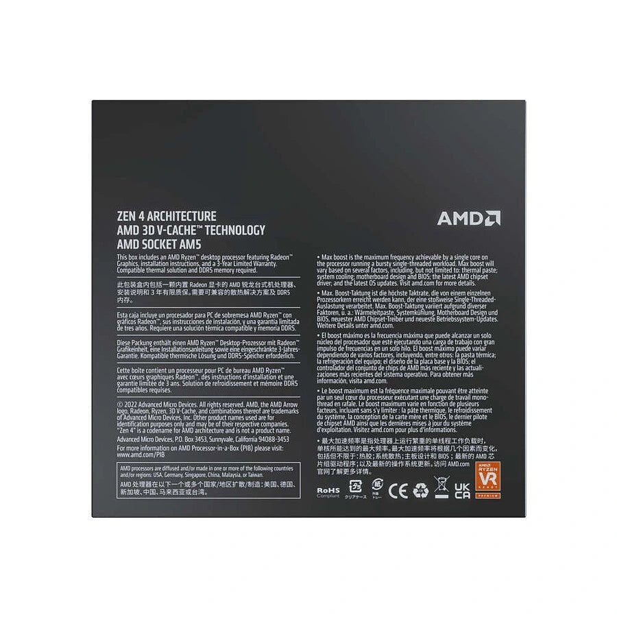 AMD Ryzen 7 7800X3D caractéristiques - Processeur CPU spécifications techniques gaming PC haute performance Nashor