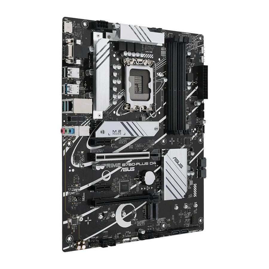 ASUS PRIME B760-PLUS D4 caractéristiques - Carte mère ATX spécifications techniques gaming PC DDR4 performance Nashor