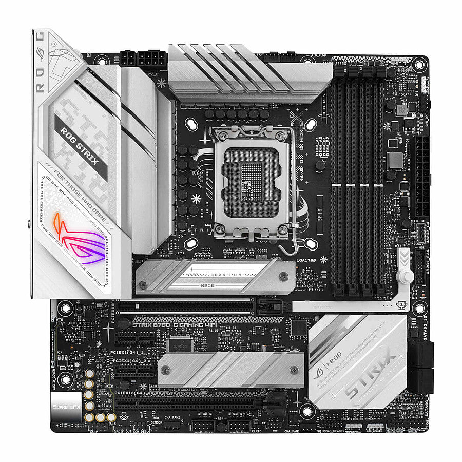 ASUS ROG STRIX B760-G GAMING WIFI caractéristiques - Carte mère Micro-ATX spécifications techniques gaming PC Nashor