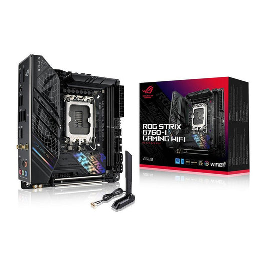 ASUS ROG STRIX B760-I GAMING WIFI Mini-ITX - Carte mère Intel LGA1700 compact gaming PC performance Nashor