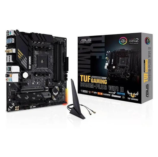 ASUS TUF GAMING B550M-PLUS WiFi II AM4 Micro-ATX - Carte mère AMD AM4 WiFi gaming PC performance Nashor