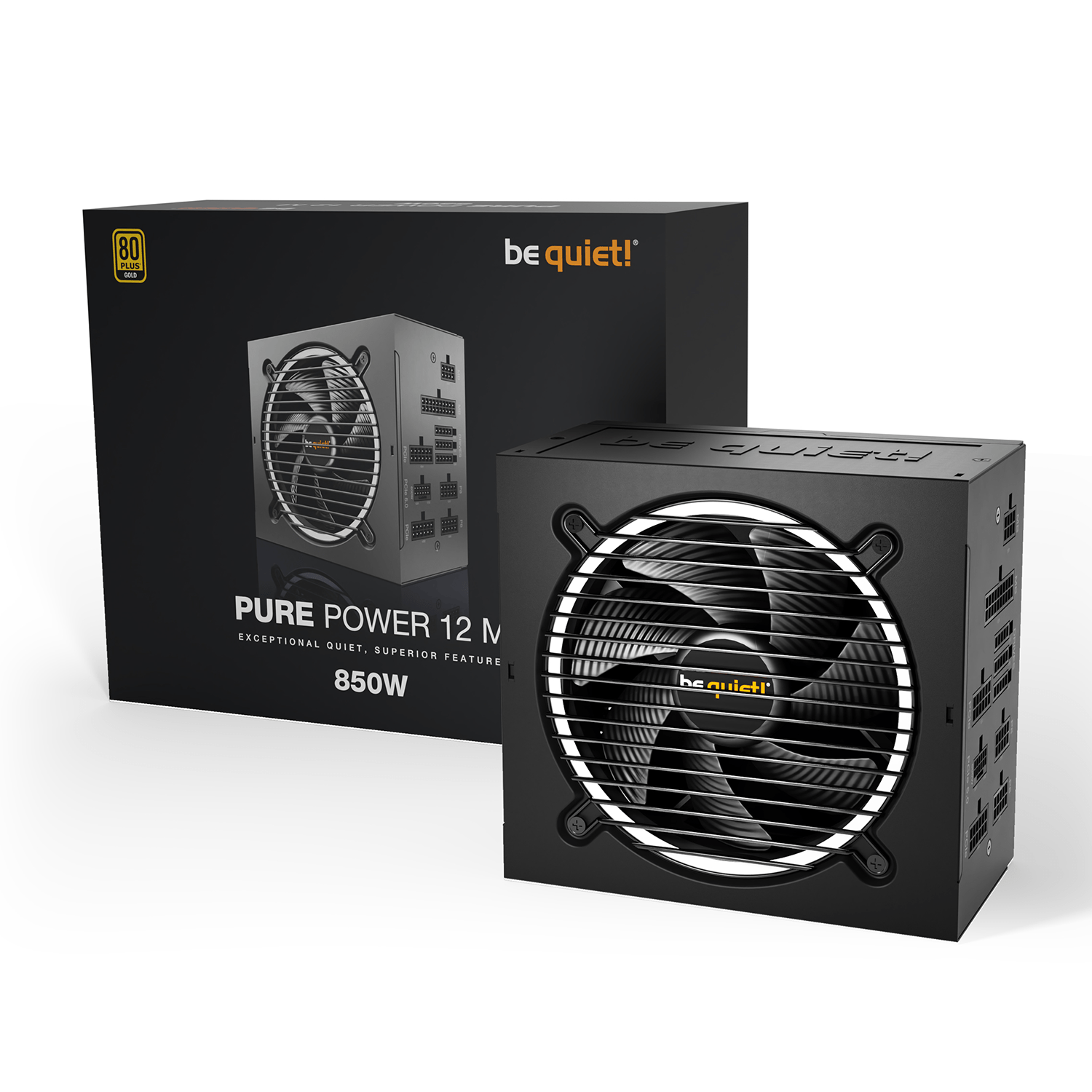 be quiet! Pure Power 12 M 850W - Alimentation modulaire 80+ Gold silencieuse gaming PC performance Nashor