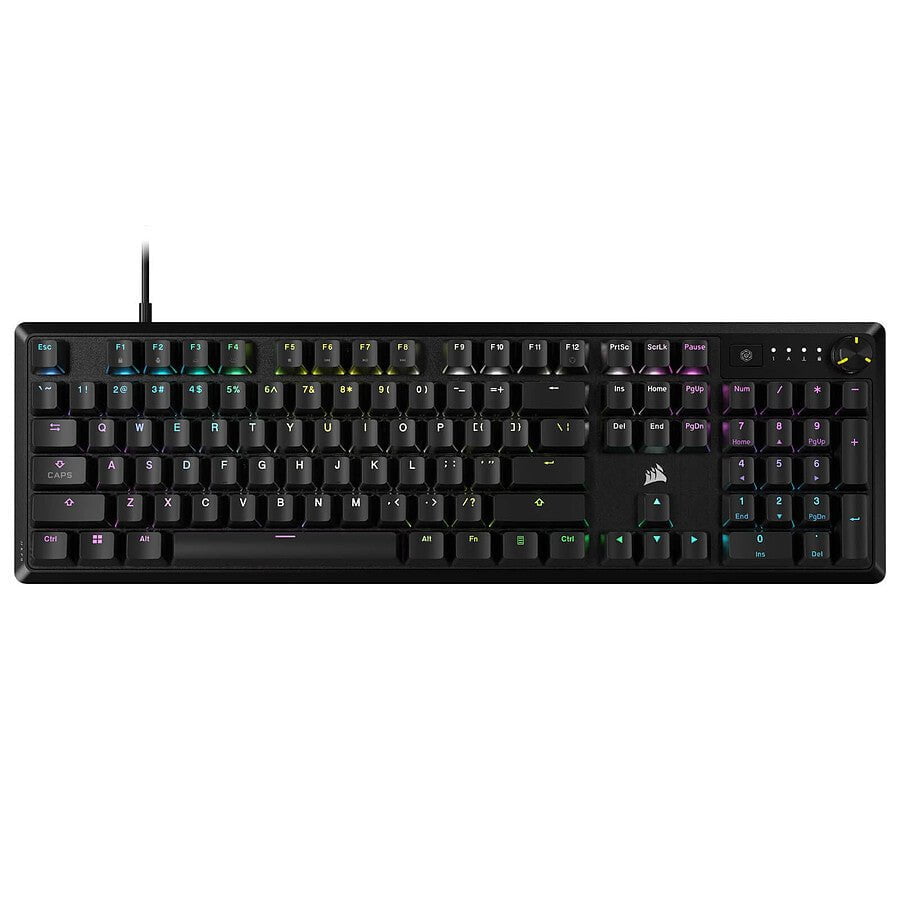 Corsair K70 Core RGB MLX Red clavier gaming - Switches mécaniques linéaires RGB iCUE PC gaming Nashor