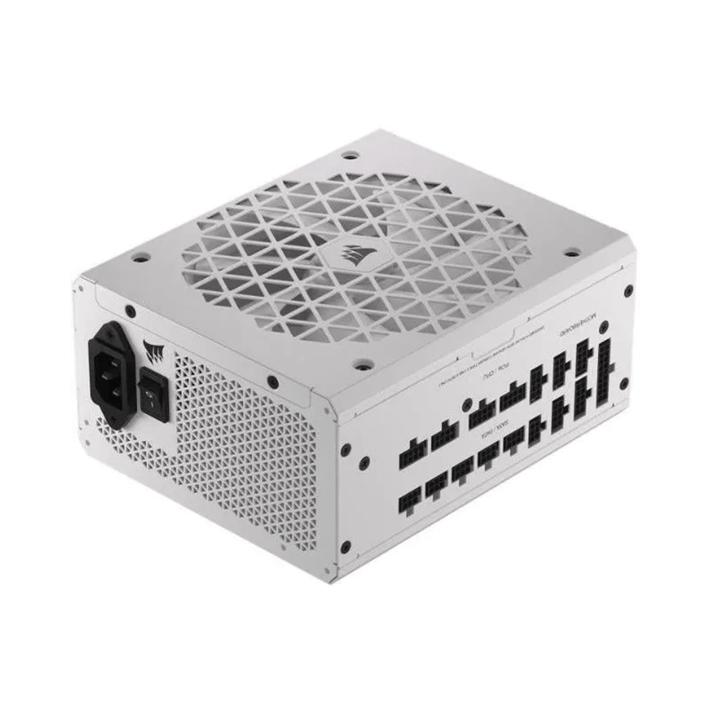 Corsair RM1200x White ventilateur - Alimentation 1200W blanc refroidissement silencieux gaming PC Nashor