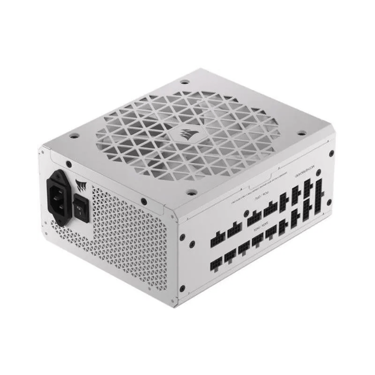 Corsair RM1200x White ventilateur - Alimentation 1200W blanc refroidissement silencieux gaming PC Nashor