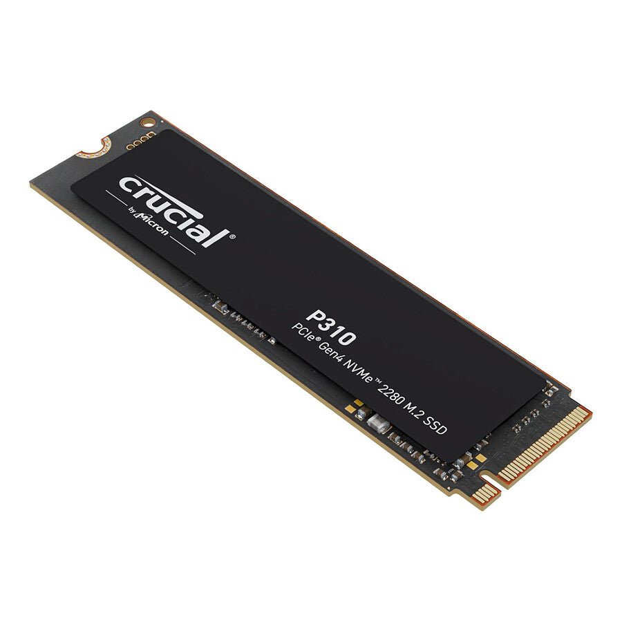 Crucial P310 500Go détails - SSD NVMe M.2 PCIe 4.0 stockage rapide gaming PC chargement optimisé Nashor