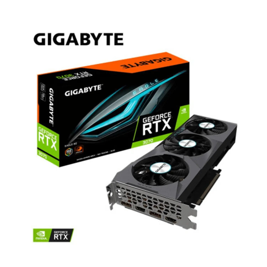 Gigabyte GeForce RTX 3070 EAGLE OC 8Go LHR - Carte graphique NVIDIA RTX 30 gaming PC performance Nashor