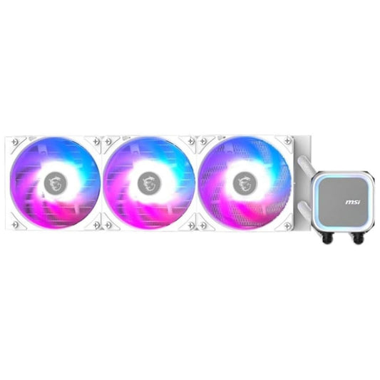 MSI MAG CORELIQUID A13 360 blanc - Watercooling AIO 360mm RGB blanc gaming PC refroidissement liquide Nashor