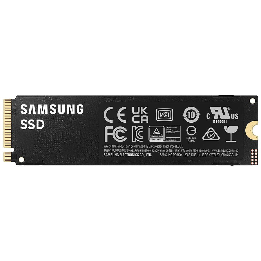 Samsung 990 PRO 2To détails - SSD NVMe PCIe 4.0 stockage premium gaming PC vitesse maximale Nashor