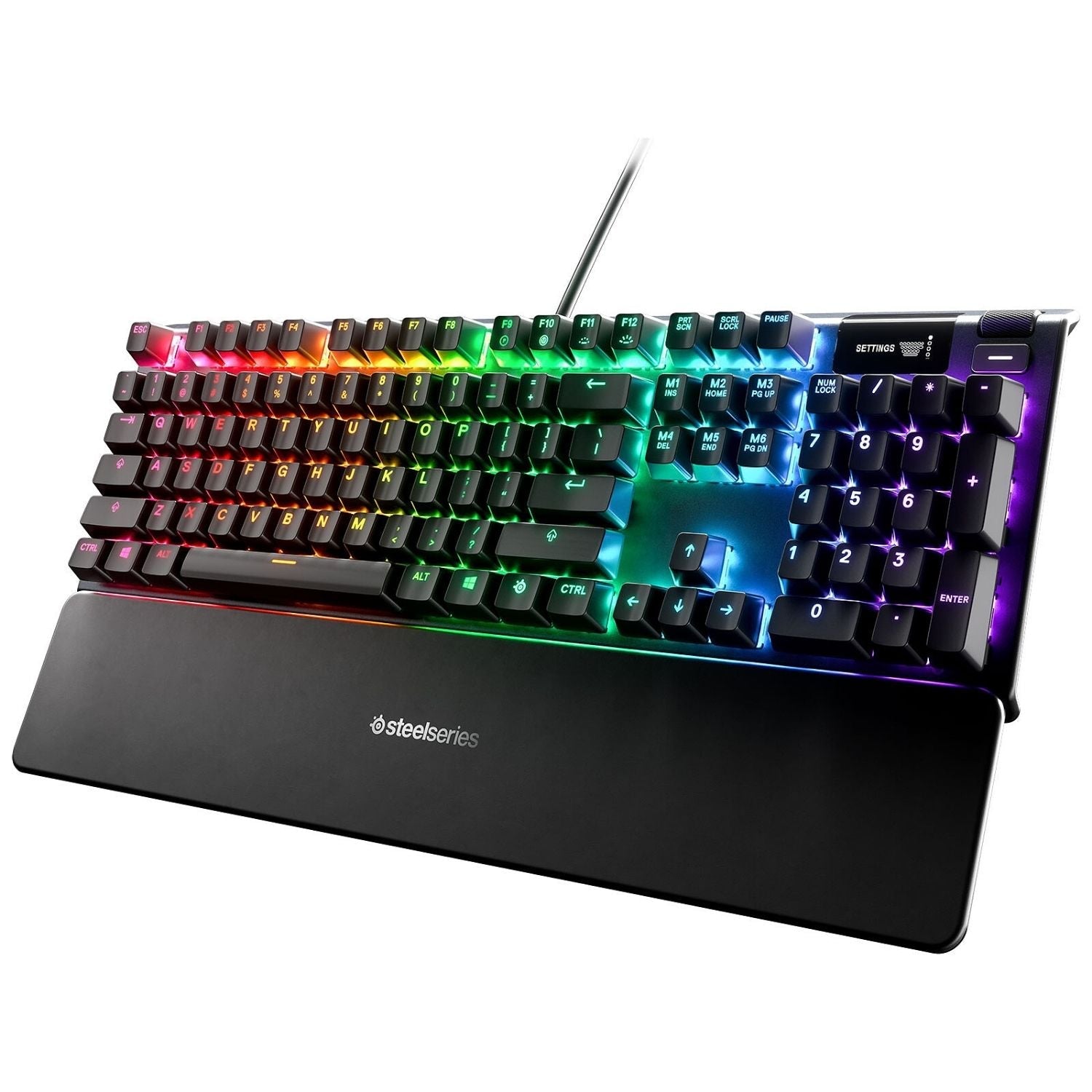 SteelSeries Apex 5 écran OLED - Clavier gaming écran intelligent notifications gaming PC Nashor