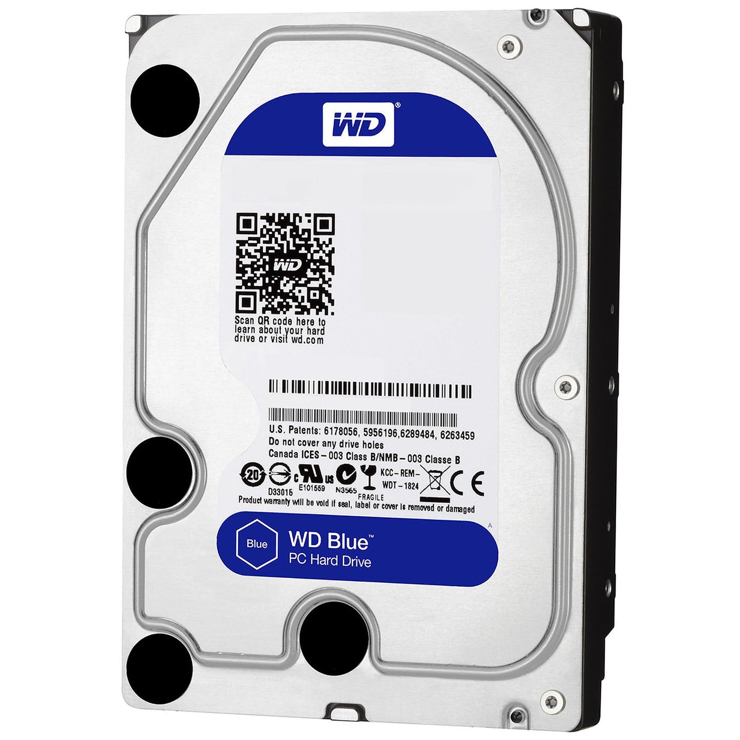 Western Digital WD Blue 2To détails - Disque dur HDD 256Mo cache stockage fiable gaming PC Nashor