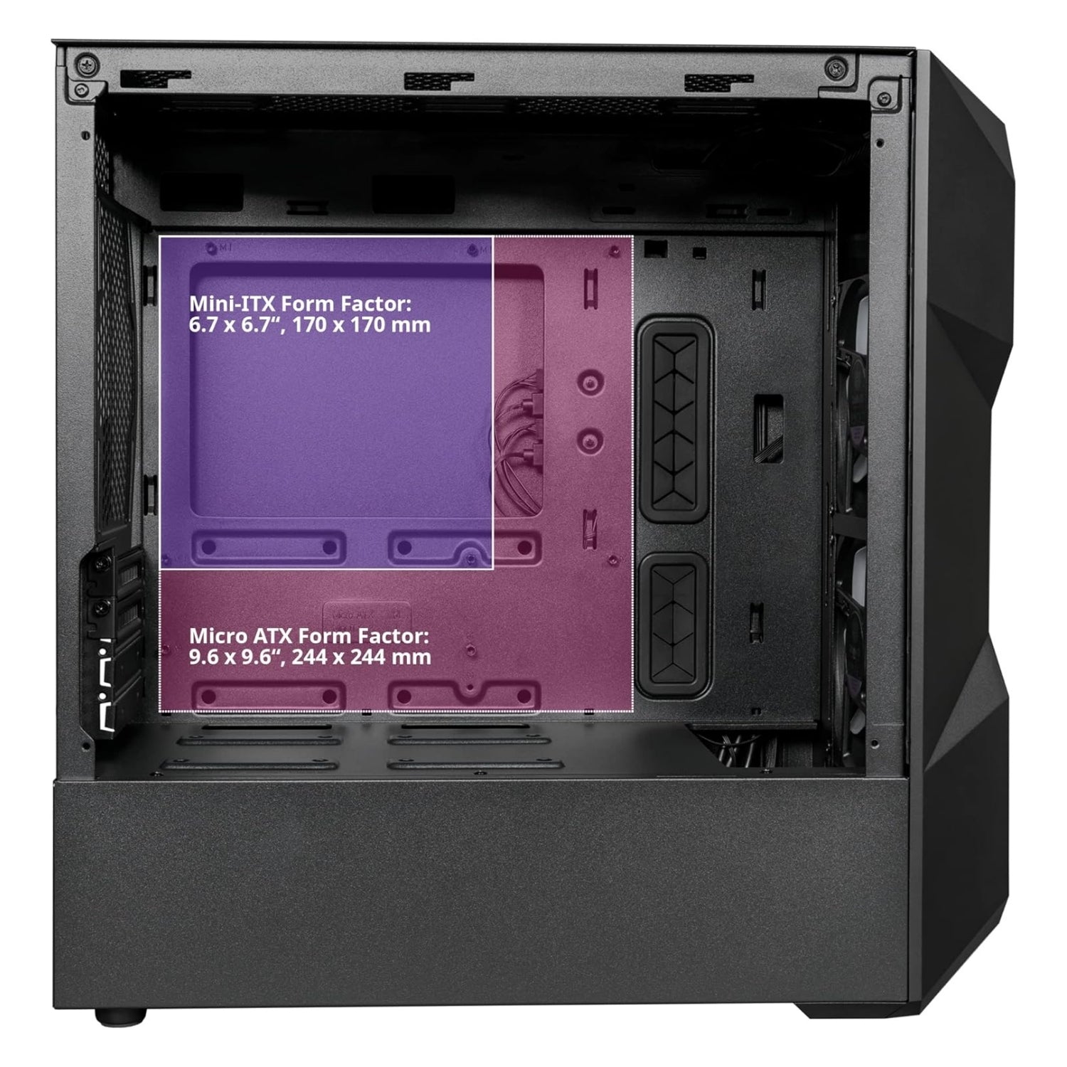 Cooler Master MasterBox TD300 Mesh - Noir (Micro-ATX/Mini Tower) Cooler Master