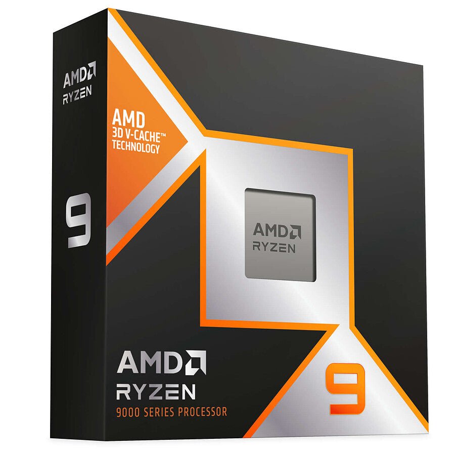AMD Ryzen 9 9950X3D - Processeur CPU gaming 16 coeurs 3D V-Cache haute performance gaming PC Nashor