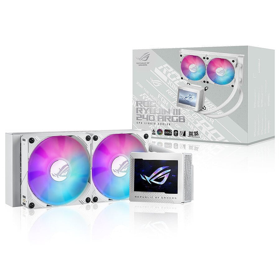 Asus ROG Ryujin III écran OLED - Watercooling AIO écran 1.77 pouces monitoring temps réel PC gaming Nashor