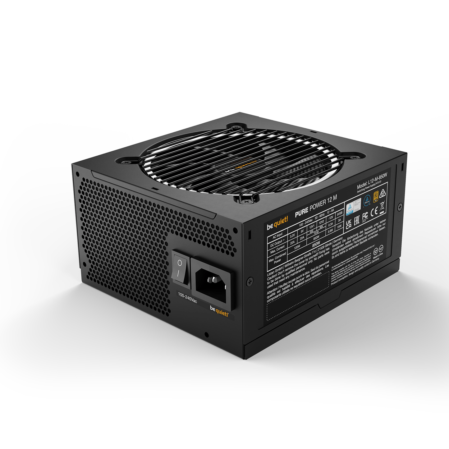 be quiet! Pure Power 12 M 850 W - Nashor