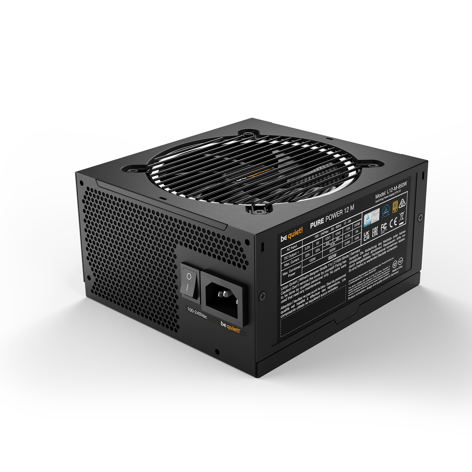be quiet! Pure Power 12 M 850 W - Nashor