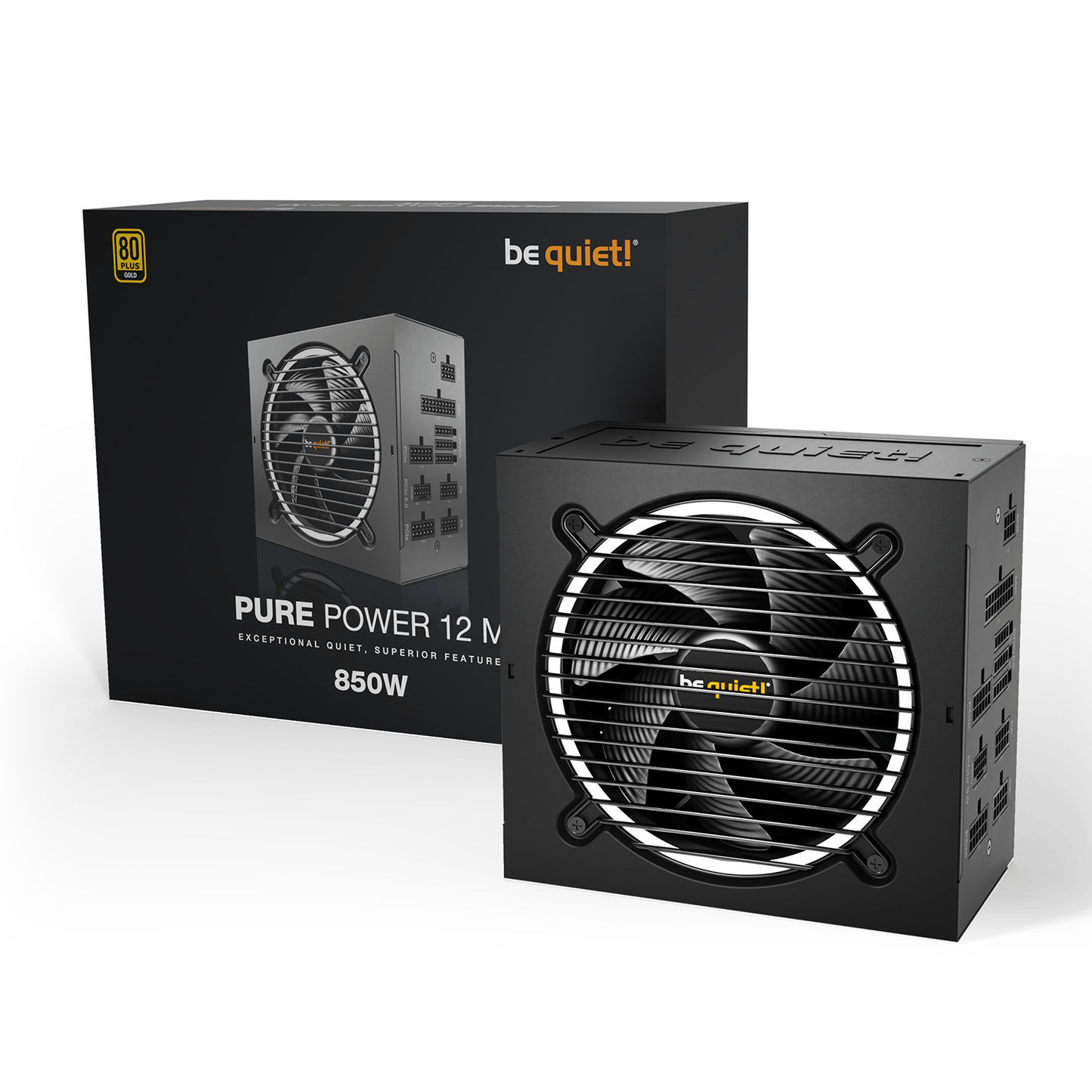 be quiet! Pure Power 12 M 850W - Alimentation modulaire 80+ Gold silencieuse gaming PC performance Nashor