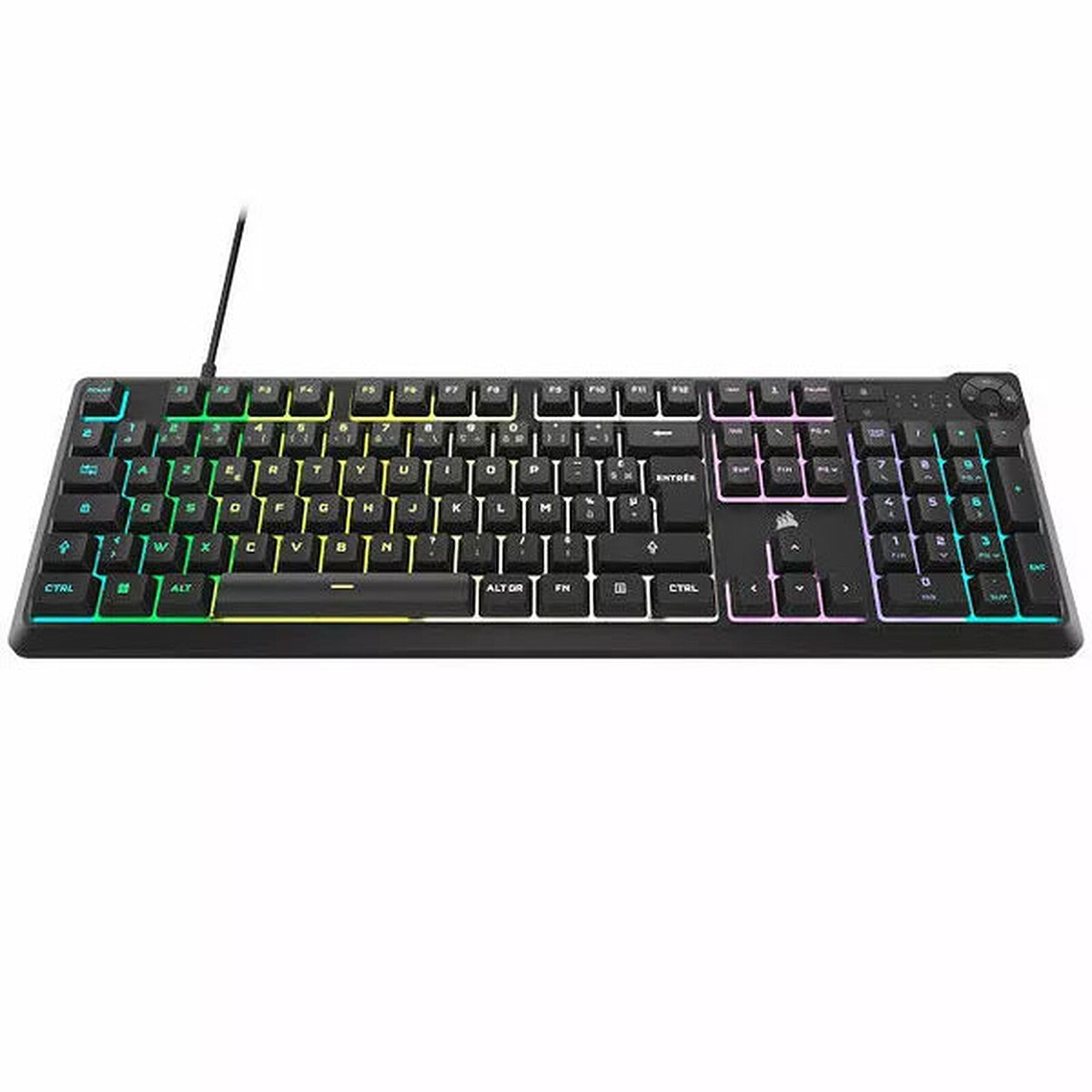 Corsair Gaming K55 Core RGB éclairage - Clavier gaming membrane RGB zones personnalisables PC gaming Nashor
