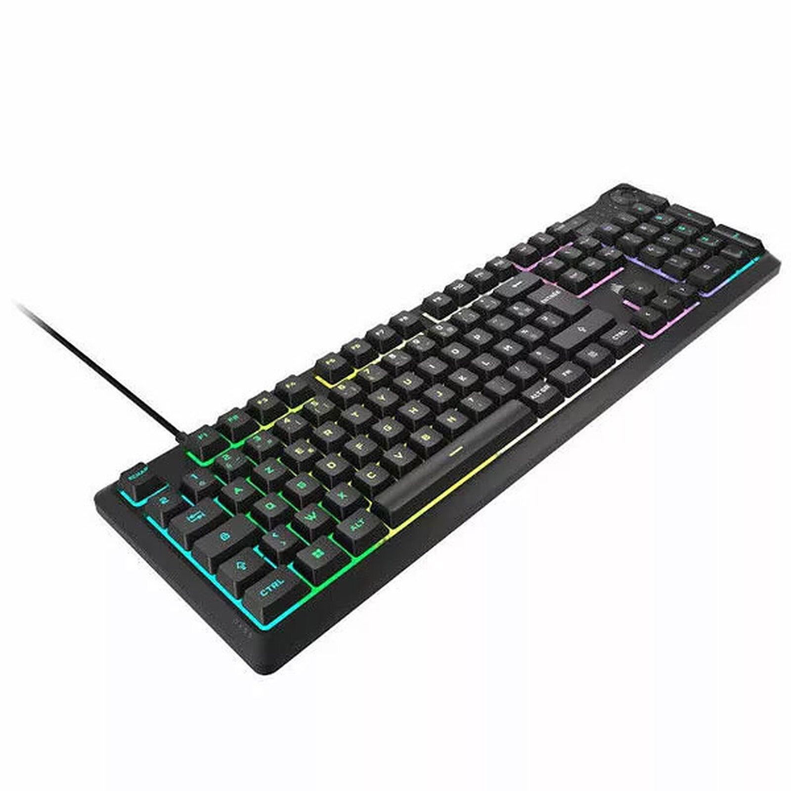Corsair Gaming K55 Core RGB design - Clavier gaming résistant éclaboussures confort gaming PC Nashor
