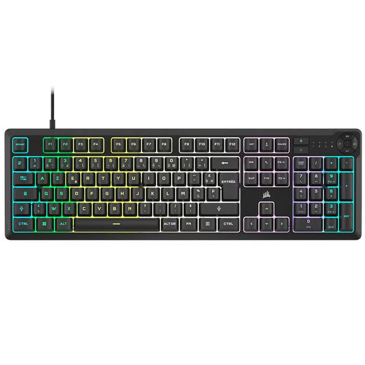 Corsair Gaming K55 Core RGB clavier gaming - Membrane silencieuse RGB personnalisable PC gaming Nashor