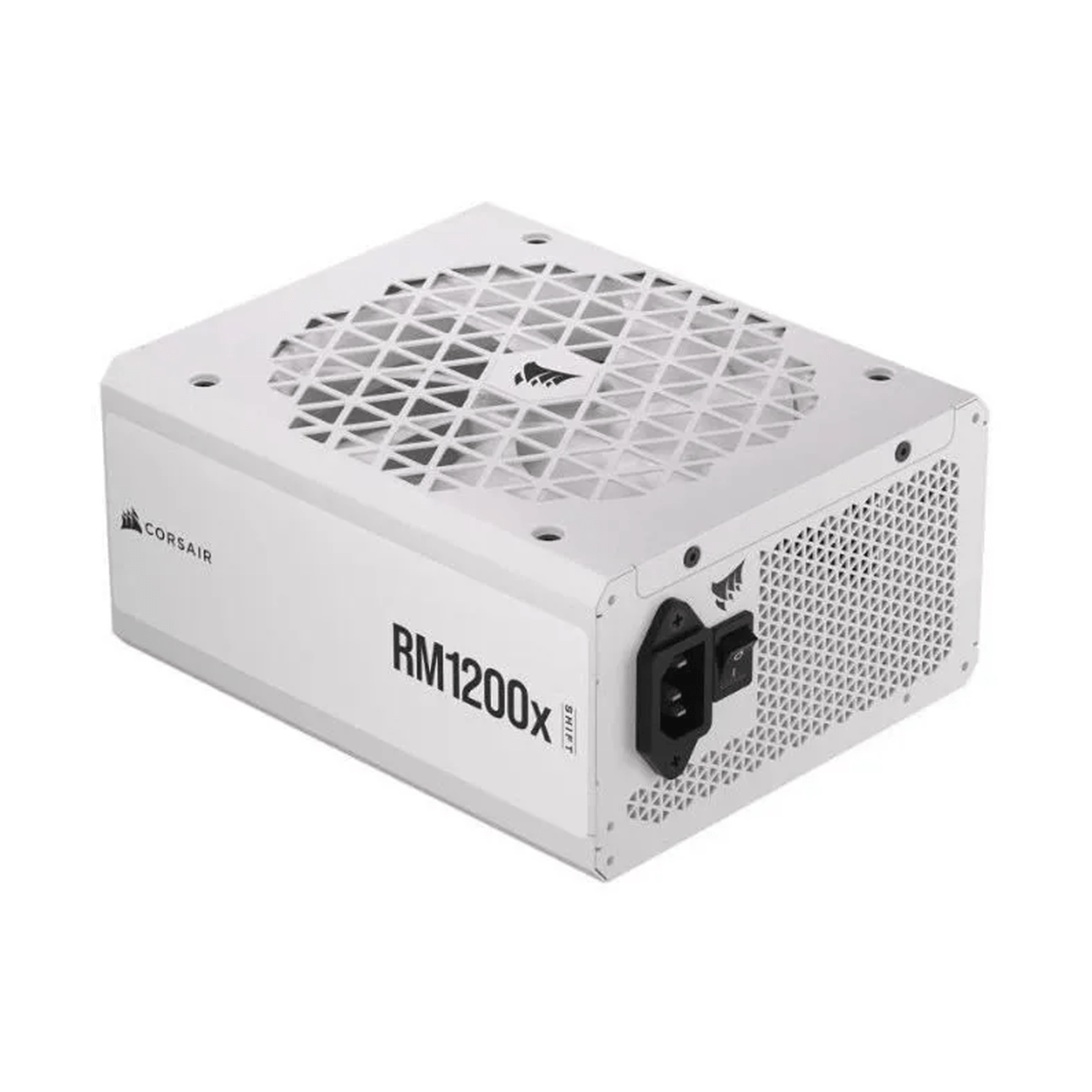 Corsair RM1200x White caractéristiques - Alimentation 1200W spécifications techniques gaming PC blanc Nashor