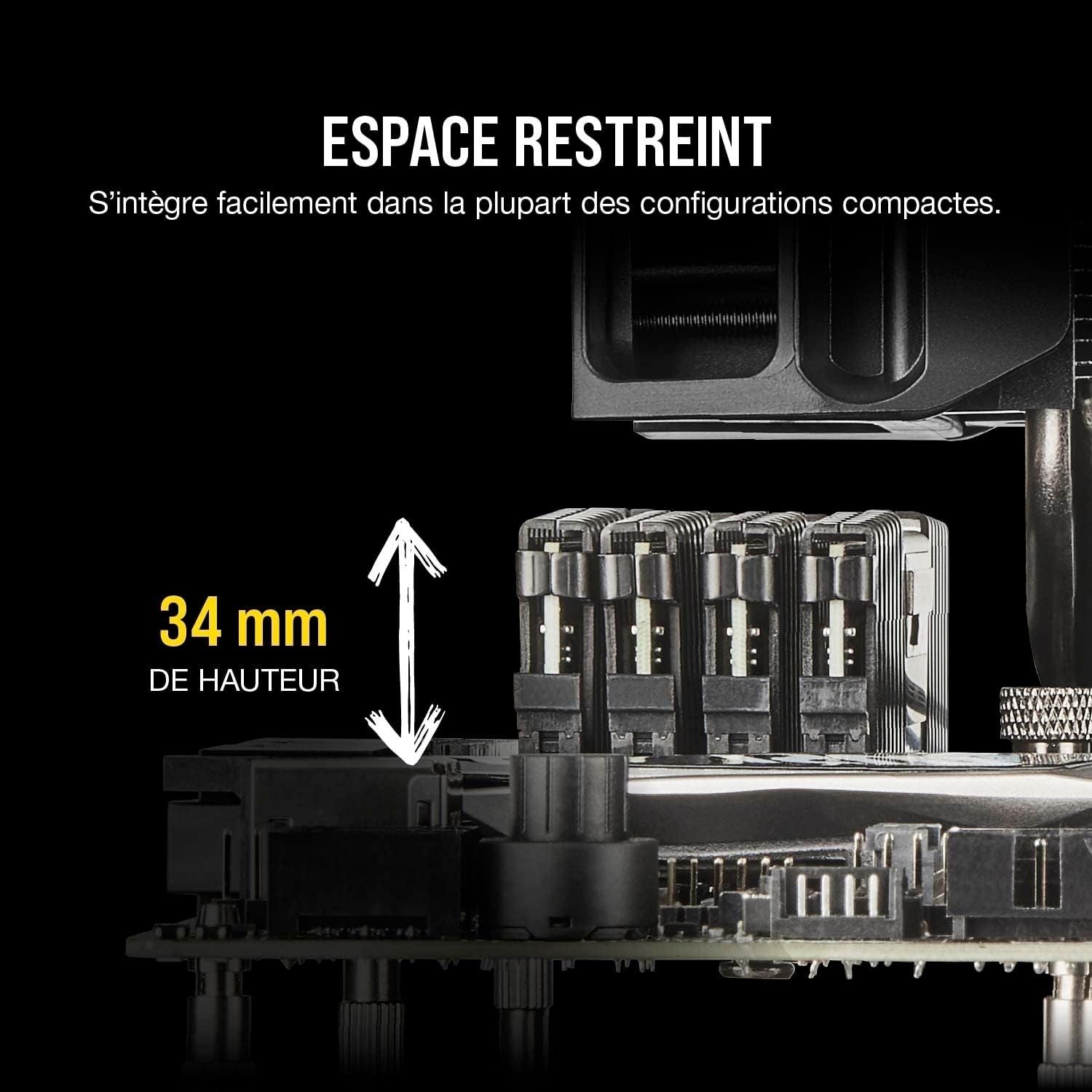 Corsair Vengeance LPX Series Low Profile 16 Go (2x 8 Go) DDR4 3200 MHz CL16 - Nashor