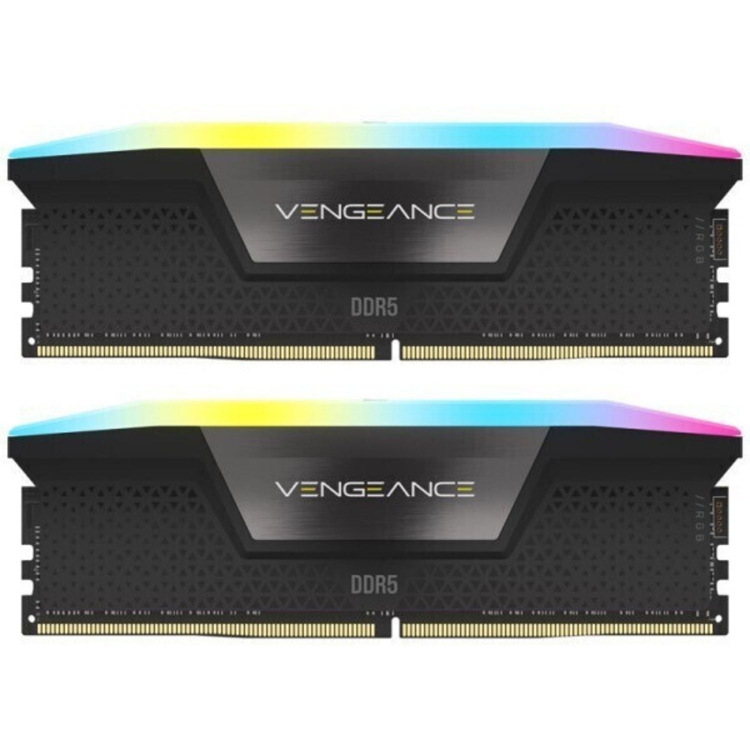 Corsair Vengeance RGB DDR5 32 Go (2 x 16 Go) 7200 MHz CL34 - Noir