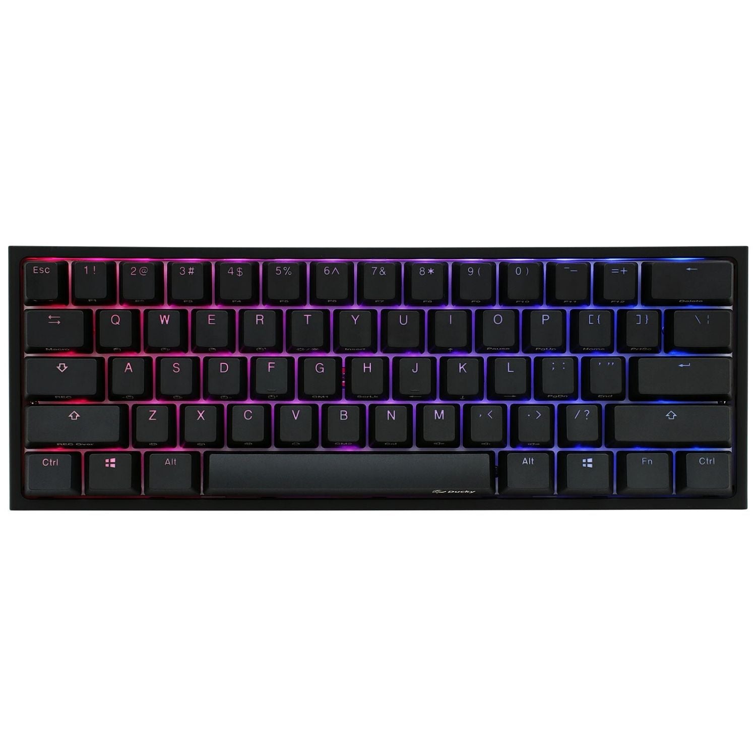 Ducky Channel One 2 Mini switches Cherry MX Black - Clavier gaming mécanique linéaire 60g PC gaming Nashor