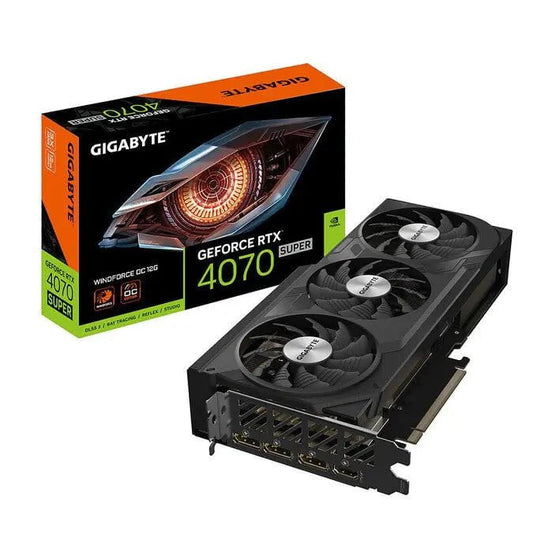 Gigabyte GeForce RTX 4070 SUPER WINDFORCE 2X 12Go OC V2 - Carte graphique NVIDIA RTX 40 gaming PC haute performance Nashor