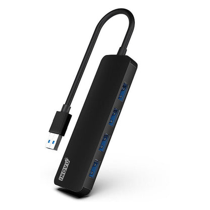 INOVU Hub USB-A 3.0 4 ports - Multiplicateur USB haute vitesse pour périphériques PC gaming Nashor