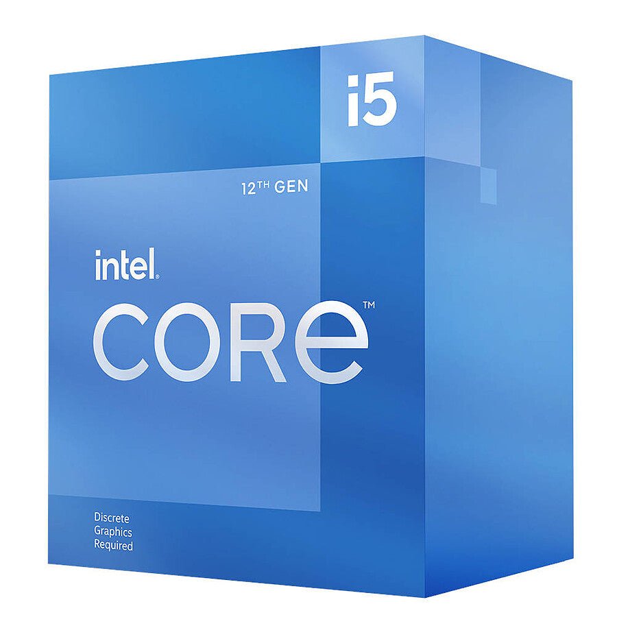 Intel Core i5-12400F - Processeur CPU gaming 6 coeurs 12 threads performance gaming PC Nashor