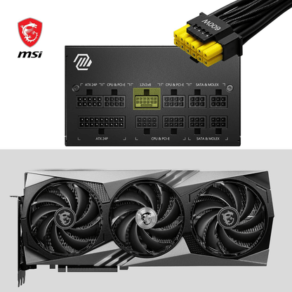 MSI MAG A850GL connecteurs - Alimentation 850W connectivité modulaire gaming PC haute performance Nashor