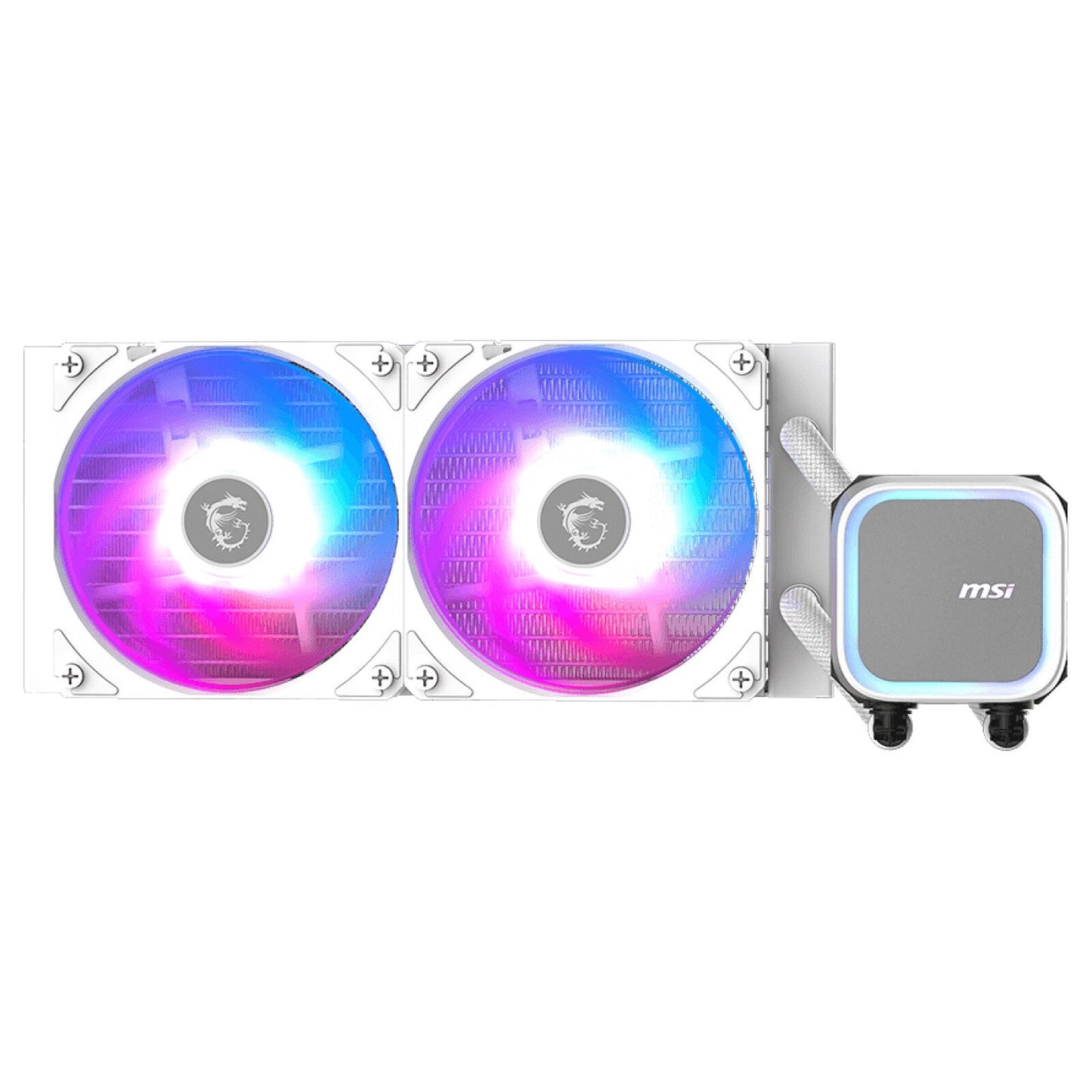 MSI MAG CORELIQUID A13 240 blanc - Watercooling AIO 240mm RGB gaming PC refroidissement liquide Nashor