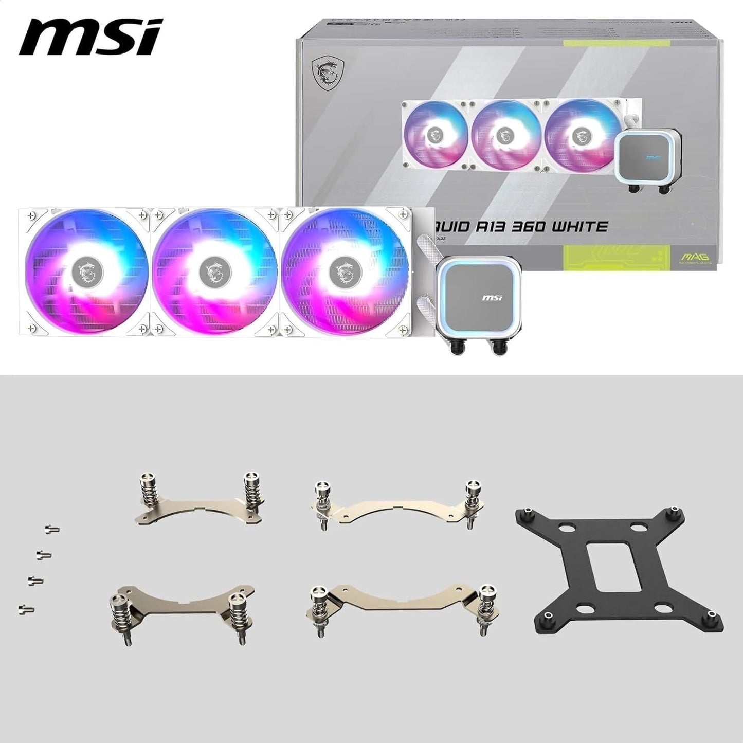 MSI MAG CORELIQUID A13 360 - Blanc - Nashor