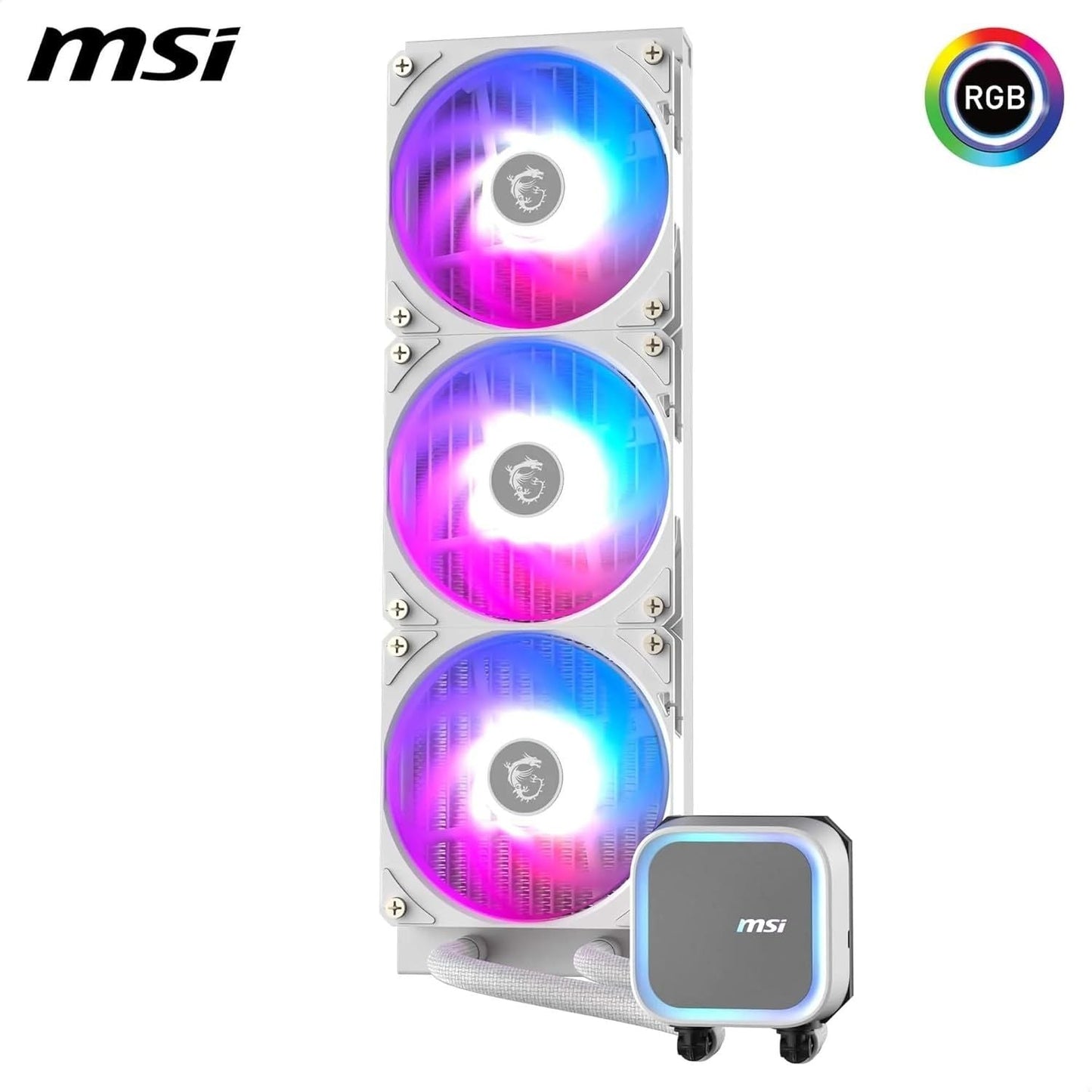 MSI MAG CORELIQUID A13 360 caractéristiques - Watercooling AIO blanc spécifications techniques gaming PC Nashor
