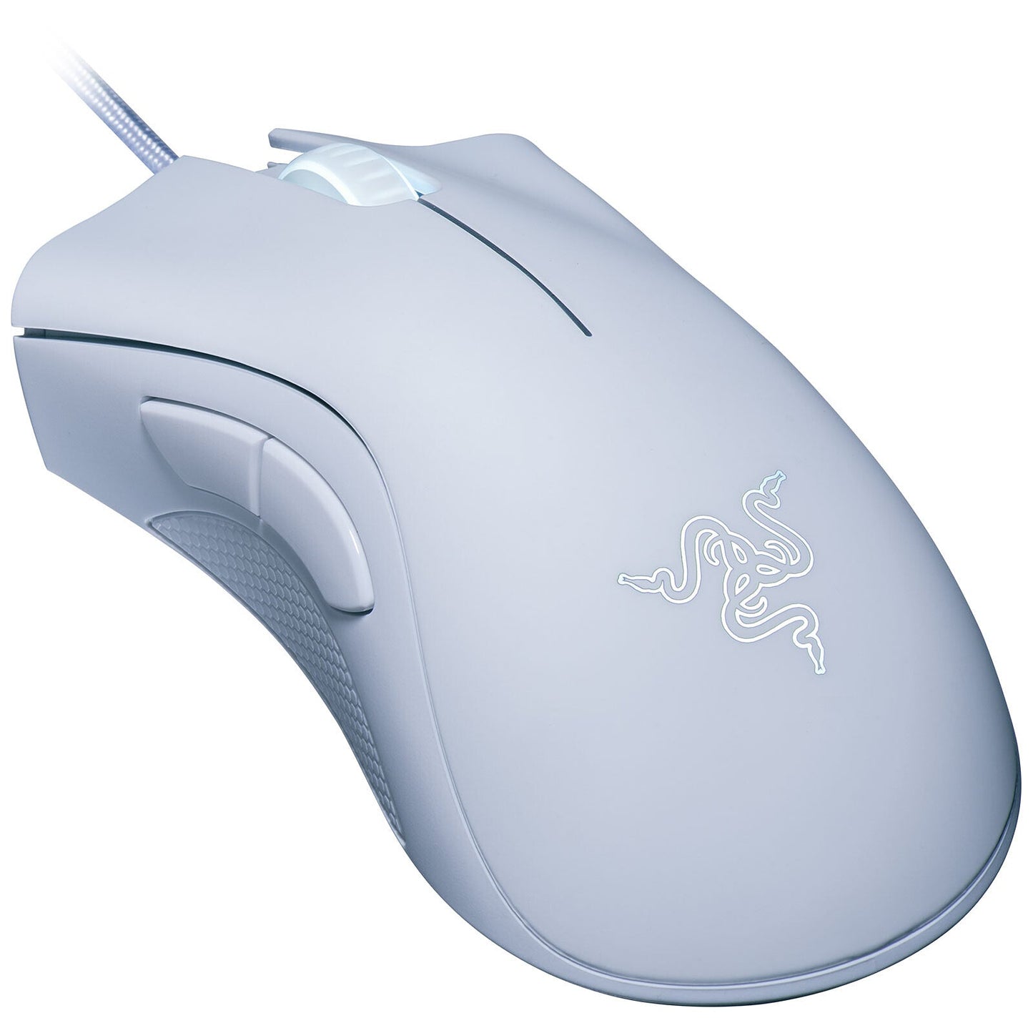 Razer DeathAdder Essential 2021 blanc ergonomie - Souris gaming forme droitier confort longue durée PC gaming Nashor