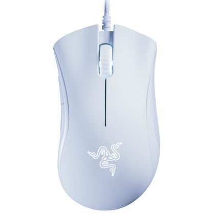Razer DeathAdder Essential 2021 blanc souris gaming - Capteur optique 6400 DPI ergonomique PC gaming Nashor