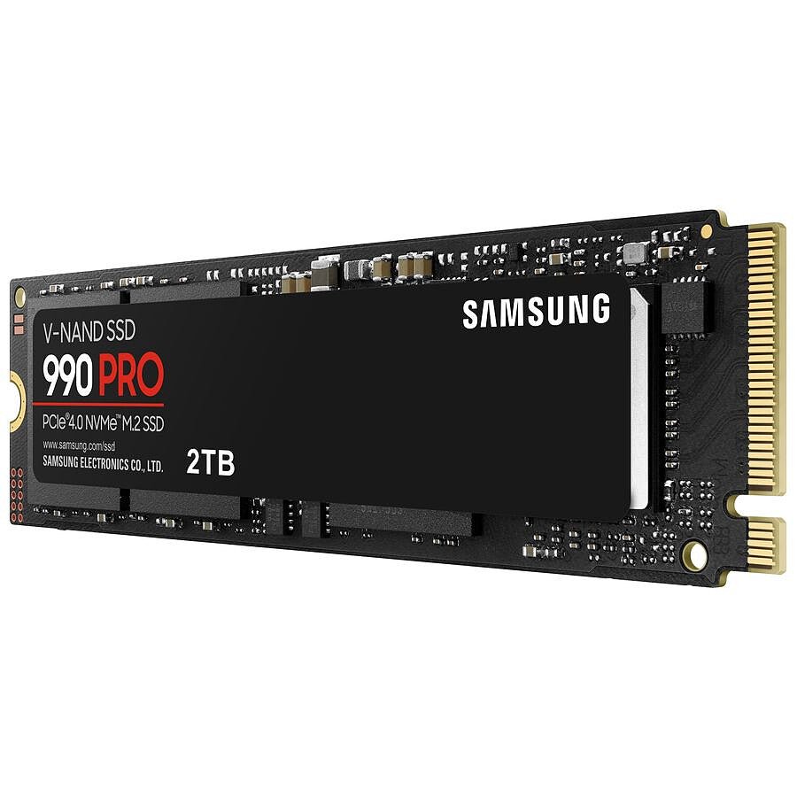 Samsung 990 PRO 2To caractéristiques - SSD NVMe spécifications techniques stockage gaming PC performance Nashor