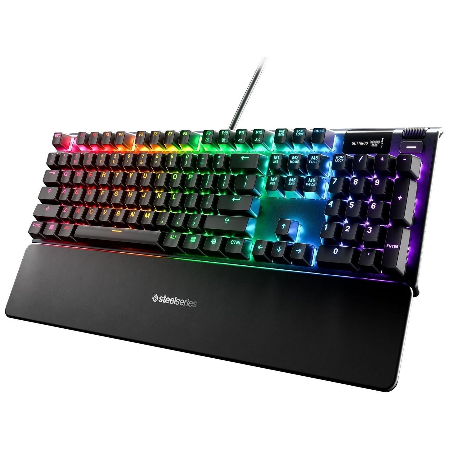 SteelSeries Apex 5 écran OLED - Clavier gaming écran intelligent notifications gaming PC Nashor