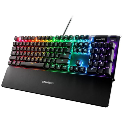 SteelSeries Apex 5 écran OLED - Clavier gaming écran intelligent notifications gaming PC Nashor