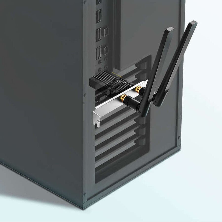 TP-Link Archer TX20E caractéristiques - Carte réseau WiFi 6 spécifications techniques gaming PC Nashor